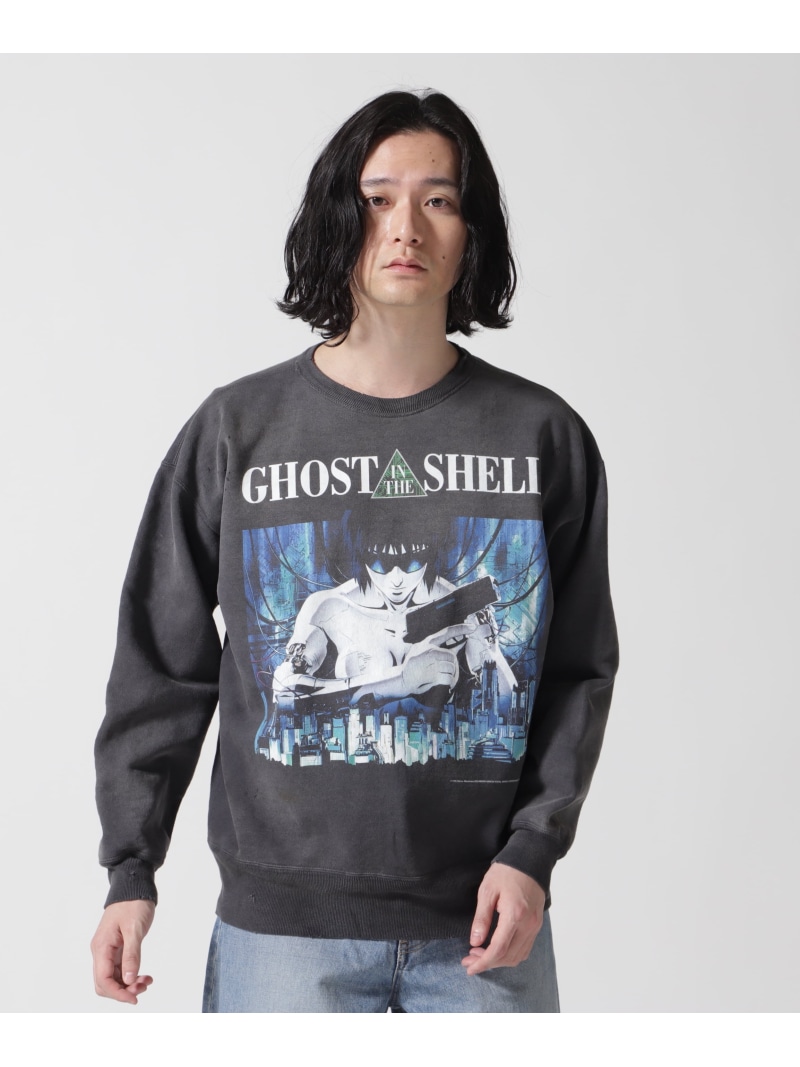 SAINT MICHAEL/セントマイケル/GS_CRW-N SWT/GST IN THE S ROYAL FLASH ロイヤルフラッシュ トップス カットソー・Tシャツ ブラック【送料無料】[ Fashion]｜US ONLINE STORE