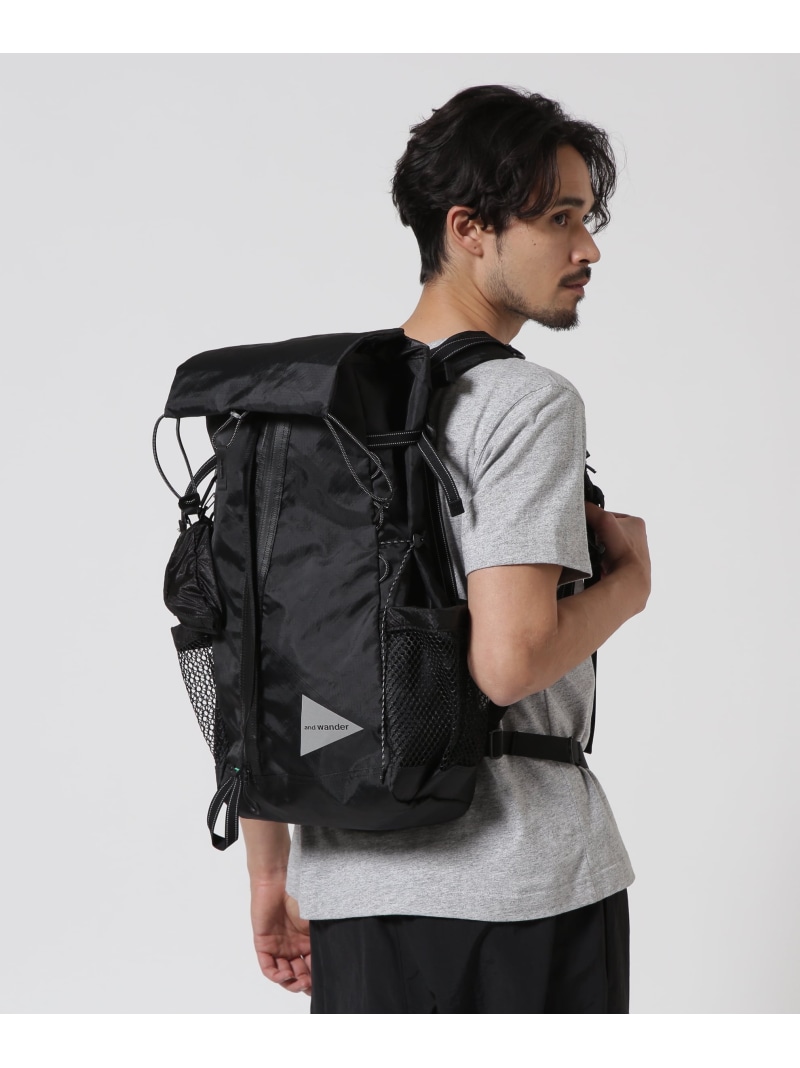 and wander/アンドワンダー ECOPAK 30L backpack BEAVER ビーバー バッグ その他のバッグ ブラック グリーン ホワイト【送料無料】[ Fashion]