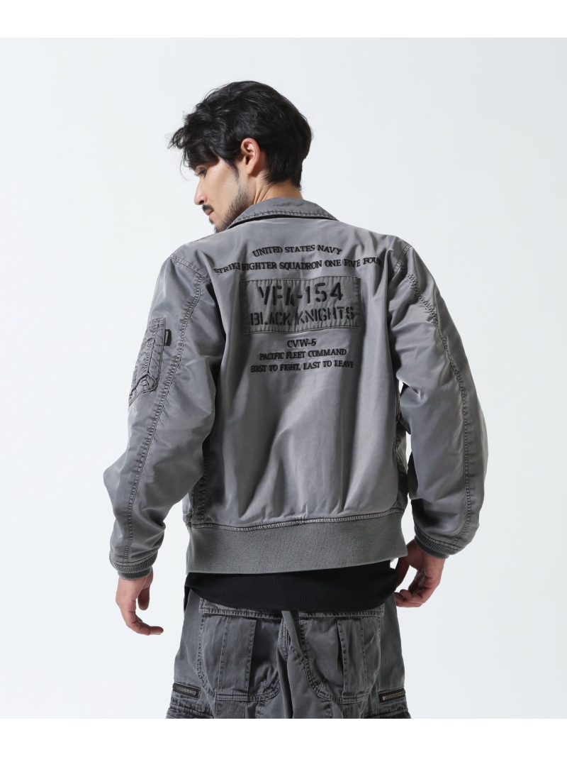 FADED NYLON TYPE CWU-36P JACKET AVIREX アヴィレックス ジャケット・アウター ブルゾン・ジャンパー グレー【送料無料】[ Fashion]