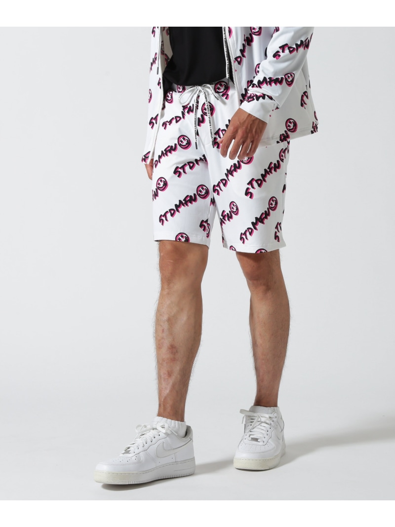 【SALE／40%OFF】STUD MUFFIN/スタッドマフィン/フラッシュグラフィティ柄ストレッチナイロン ボードパンツ ROYAL FLASH ロイヤルフラッシュ パンツ その他のパンツ ブラック ホワイト【RBA_E】【送料無料】[ Fashion]｜US ONLINE STORE 8,694円