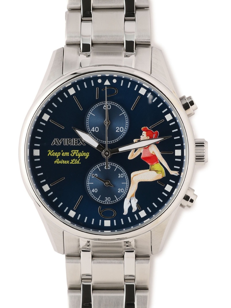 ピンナップガール 時計 ブリーフィングタイム Pinup Girl Watch Briefing Time Avirex アヴィレックス ファッショングッズ 腕時計 ブルー ホワイト ブラック 送料無料 Rakuten Fashion Lojascarrossel Com Br