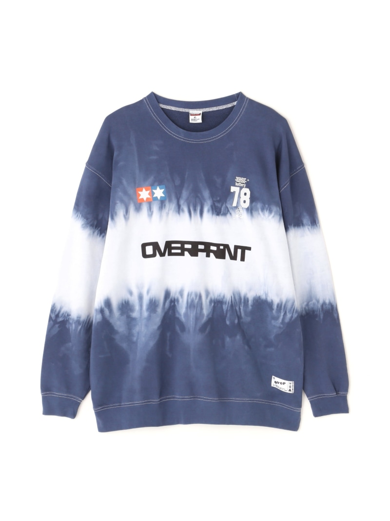 overprint/オーバープリント/SPACE DYE sweat shirts LHP エルエイチピー トップス スウェット・トレーナー ネイビー ブラウン【送料無料】[ Fashion]｜US ONLINE STORE 8,712円