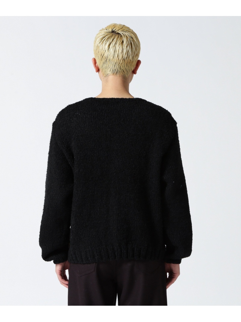 URU/ウル/CREW NECK KNIT CARDIGAN ニットカーディガン eva.gov.co