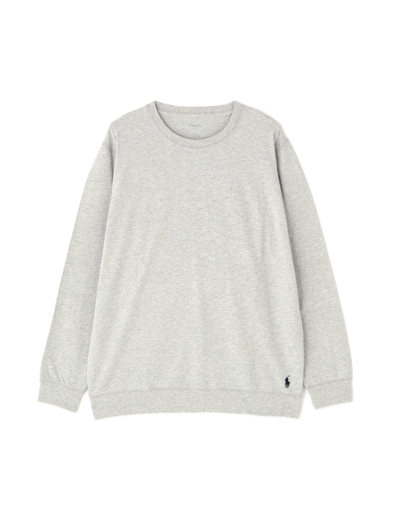 Polo Ralph Lauren/ポロ ラルフローレン/ミニフレンチテリー ロングスリーブクルーネック LHP エルエイチピー トップス カットソー・Tシャツ グレー ネイビー【送料無料】[ Fashion]