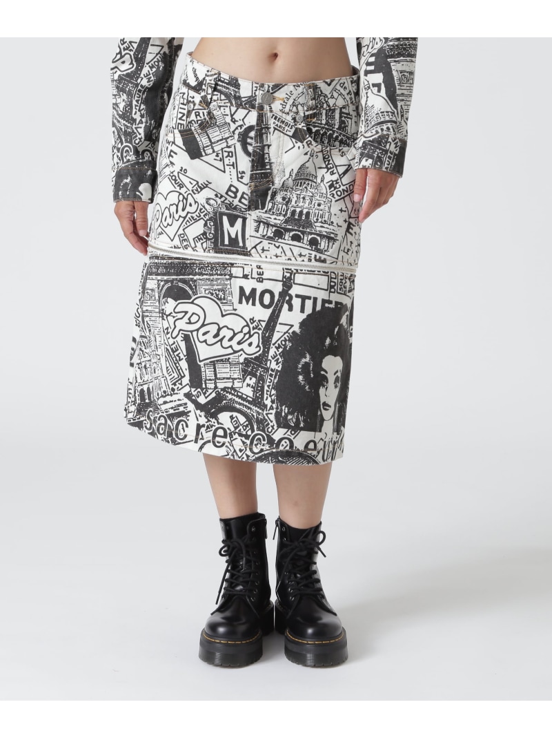 VAQUERA×MOUSSY/ヴァケラ×マウジー/VQ PARIS SYNDROME SKIRT ROYAL FLASH ロイヤルフラッシュ スカート その他のスカート【送料無料】[ Fashion]