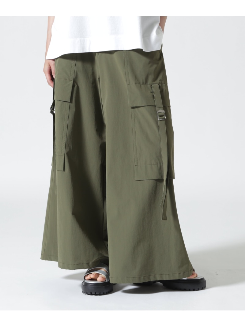 UJOH(ウジョー) 別注cargo pants B\u00272nd ビーセカンド ズボン下 余分の物のズボン下 薄墨色 カーキ緑であること【貨物輸送無料】[ Fashion]