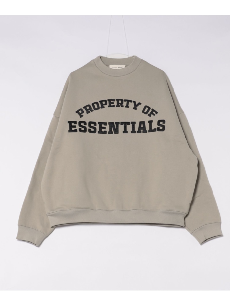 【SALE／30%OFF】Fear of God ESSENTIALS/FOG エッセンシャルズ/PROPERTY LOUNGE CREW SWEAT LHP エルエイチピー トップス カットソー・Tシャツ ベージュ【RBA_E】【送料無料】[ Fashion]｜US ONLINE STORE