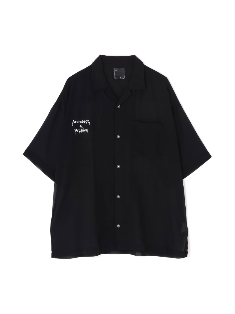 A4A/エーフォーエー/PAINT S/S SHIRTS LHP エルエイチピー トップス シャツ・ブラウス ホワイト ブラック【送料無料】[ Fashion]