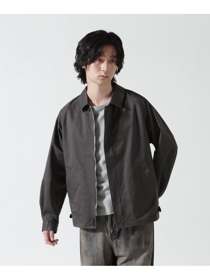FOUNDOUR/ファウンダ/T/C TWILL ZIP UP BLOUSON GARDEN TOKYO ガーデン ジャケット・アウター ブルゾン・ジャンパー ネイビー グレー【送料無料】[ Fashion]
