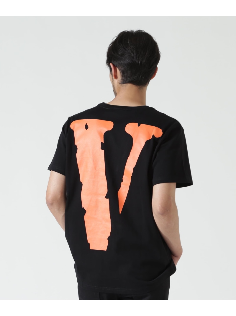 VLONE/ヴィーロン/CLASSIC LOGO-VLONE TEE ROYAL FLASH ロイヤル閃光電球 トップス カットソー・プルオーバー 黒いこと【貨物輸送無料】[ Fashion]