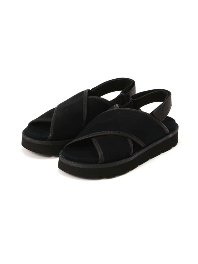 CLARKS/クラークス MEARE CROSS レディースサンダル BEAVER ビーバー シューズ・靴 余分の物のシューズ・靴 黒いこと【貨物輸送無料】[ Fashion]