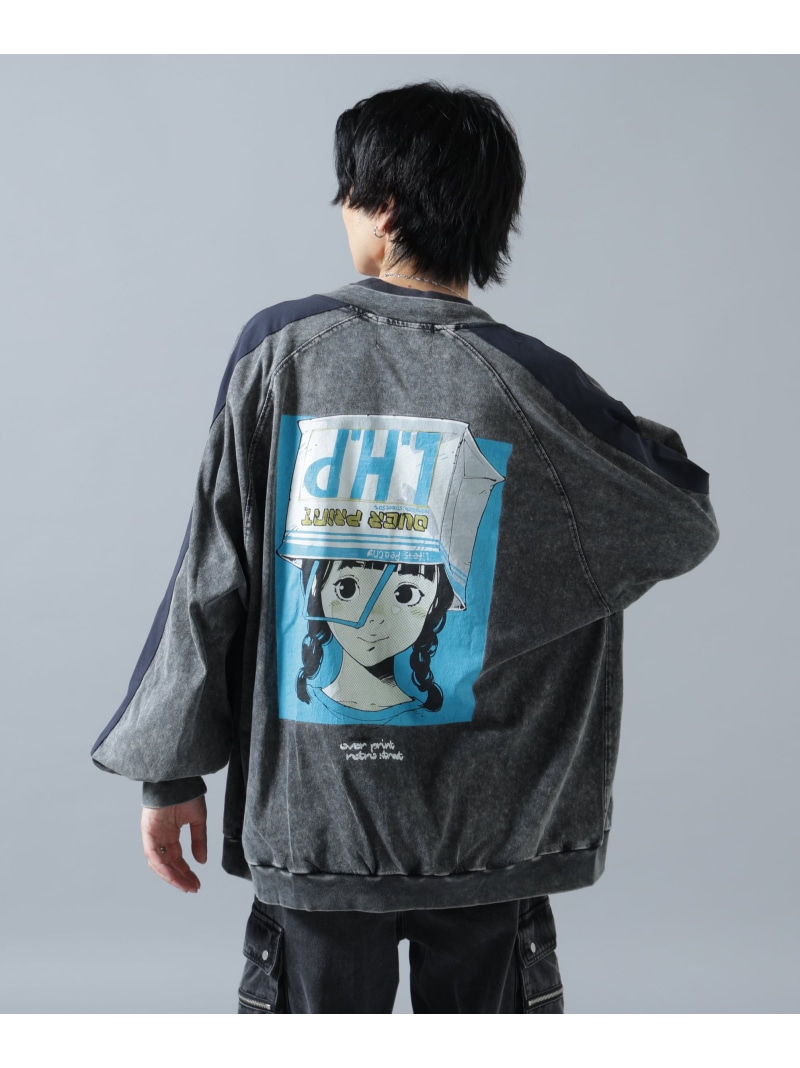 overprint/オーバープリント/別注pigment SHOPPER cotton jacket LHP エルエイチピー ジャケット・アウター ブルゾン・ジャンパー グレー【送料無料】[ Fashion]