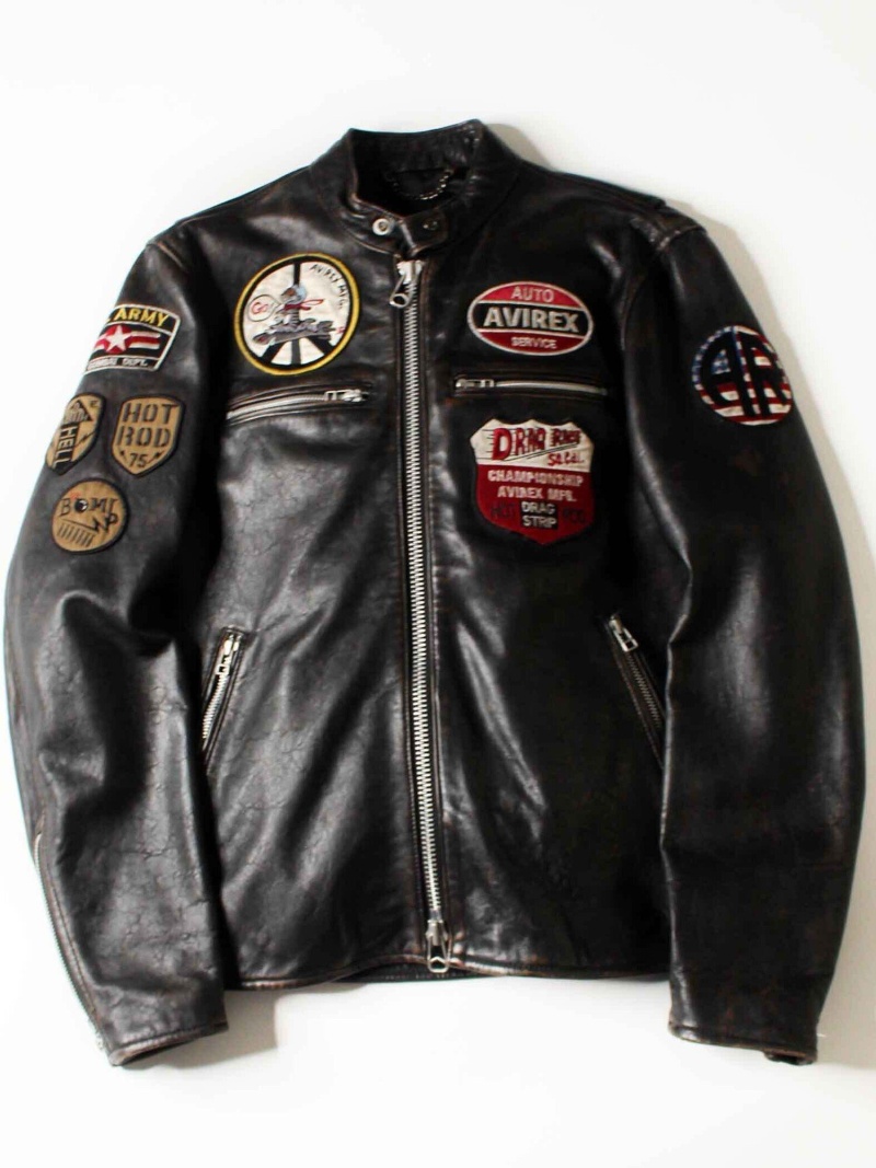 エイジド 電燈 シングルライダース カスタム Aged Stand Single Riders Jacket Avirex アヴィレックス プルオーバー トップ シャツ ブラウス蛇足 墨ぞめ 白み 赤色 貨物輸送無料 Rakuten Fashion Sgp Org Pe