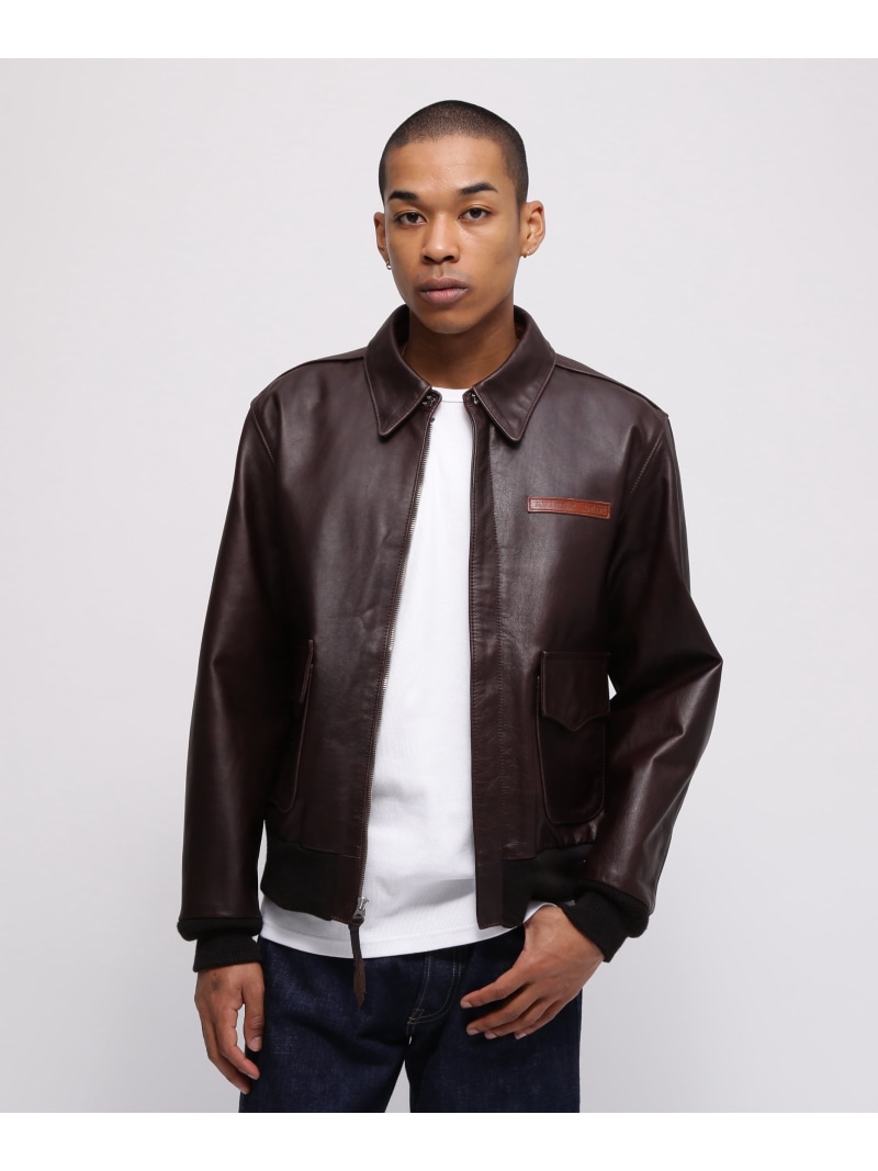 《MADE IN USA》A-2 HORSE AVIREX アヴィレックス ジャケット・アウター ライダースジャケット【送料無料】[ Fashion]