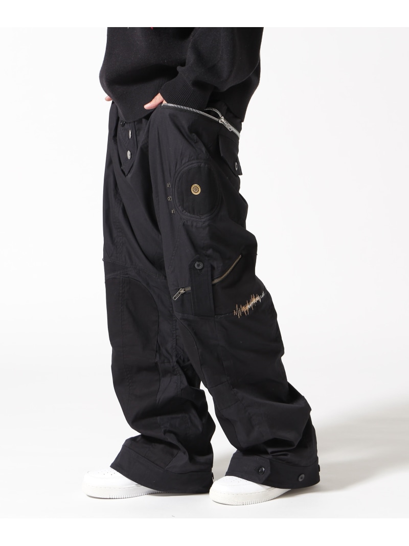 FR(13)NDS/フレンズ/WIDE PILOT PANTS ROYAL FLASH ロイヤルフラッシュ パンツ その他のパンツ ブラック カーキグリーン【送料無料】[ Fashion]｜US ONLINE STORE