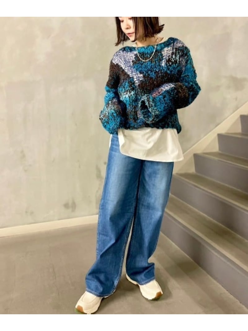 upper hights(アッパーハイツ)THE NIECE/ハイライズストレート B'2nd ビーセカンド パンツ ジーンズ・デニムパンツ ブルー【送料無料】[ Fashion] 19,525円