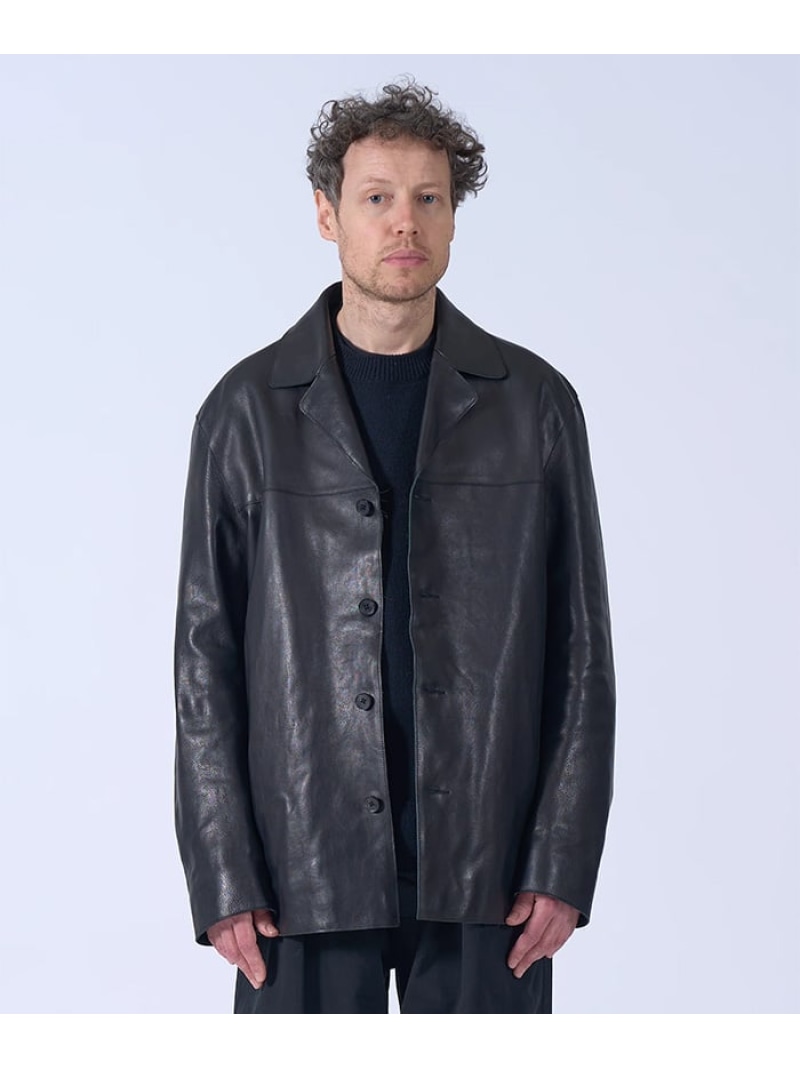 楽天市場】YOKE ヨーク 23SS GOAT LEATHER ZIP BLOUSON ボートレザー