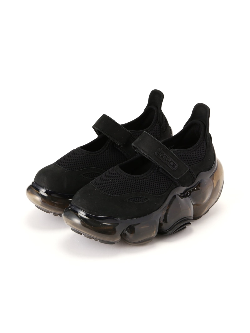 grounds/グラウンズ/MOOPIE MARY JANE/BLK ROYAL FLASH ロイヤルフラッシュ シューズ・靴 スニーカー ブラック【送料無料】[ Fashion]