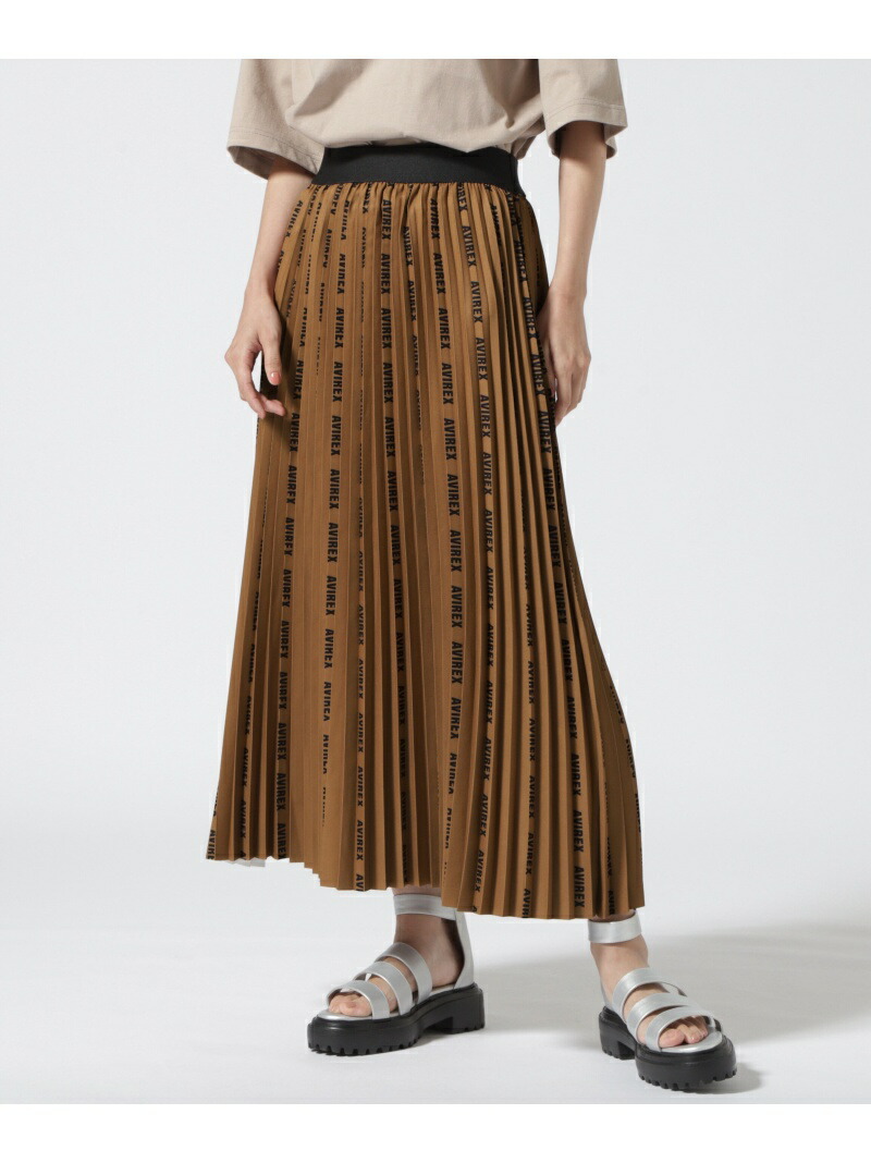 Pleated Skirt Logo ロゴ プリーツスカート アヴィレックス Avirex