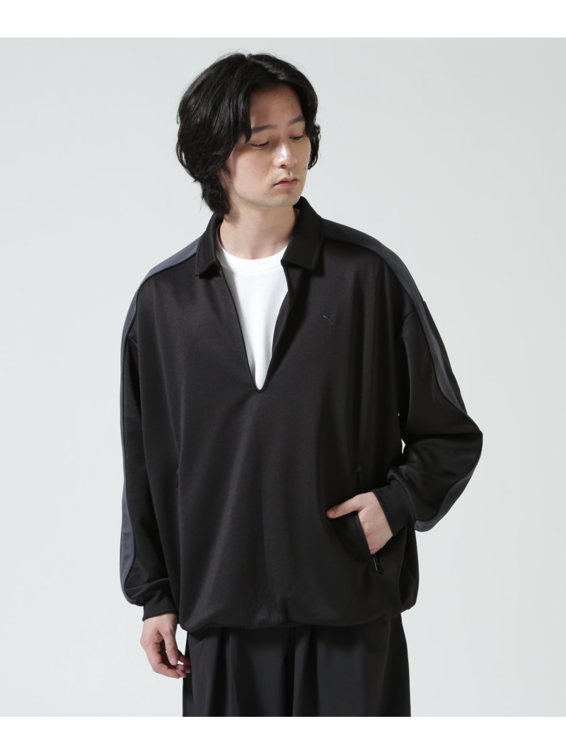 PROJECT PUMA PLUS./プロジェクト プーマ プラス/T7 SKIPPER JERSEY GARDEN TOKYO ガーデン ジャケット・アウター ブルゾン・ジャンパー ブラック【送料無料】[ Fashion]