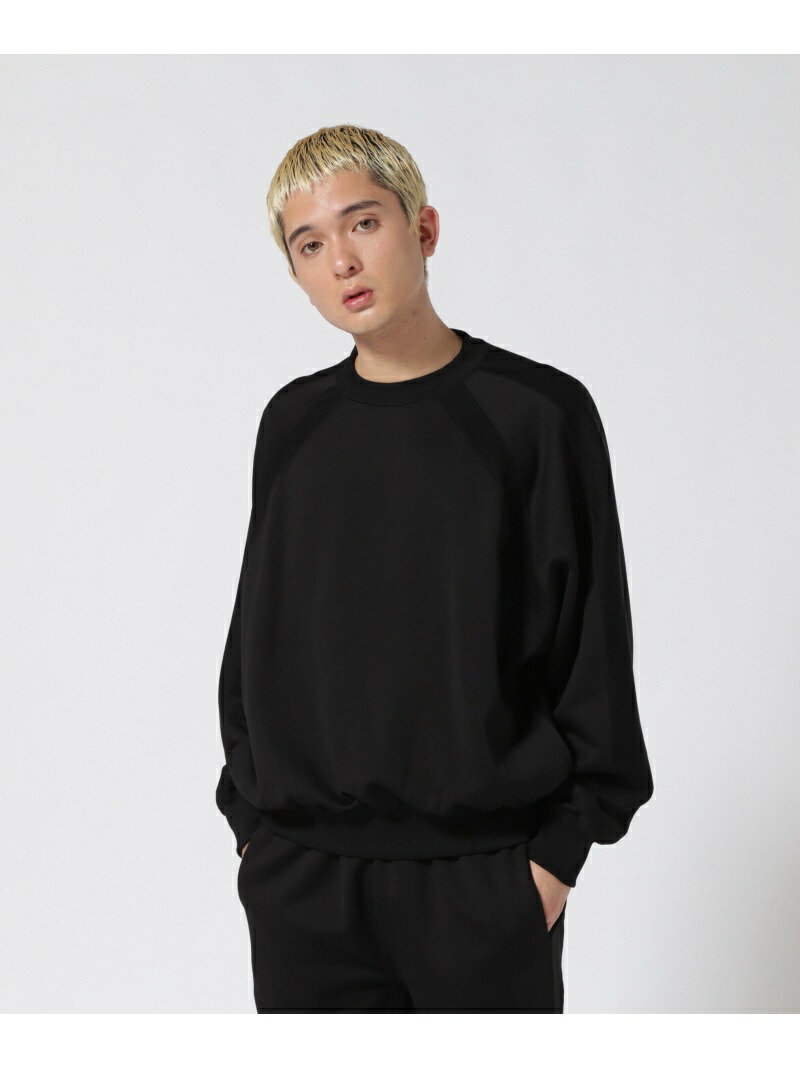 REMI RELIEF(レミレリーフ) Ny/Cジャージクルー B'2nd ビーセカンド トップス カットソー・Tシャツ ブラック ベージュ【送料無料】[ Fashion]｜US ONLINE STORE