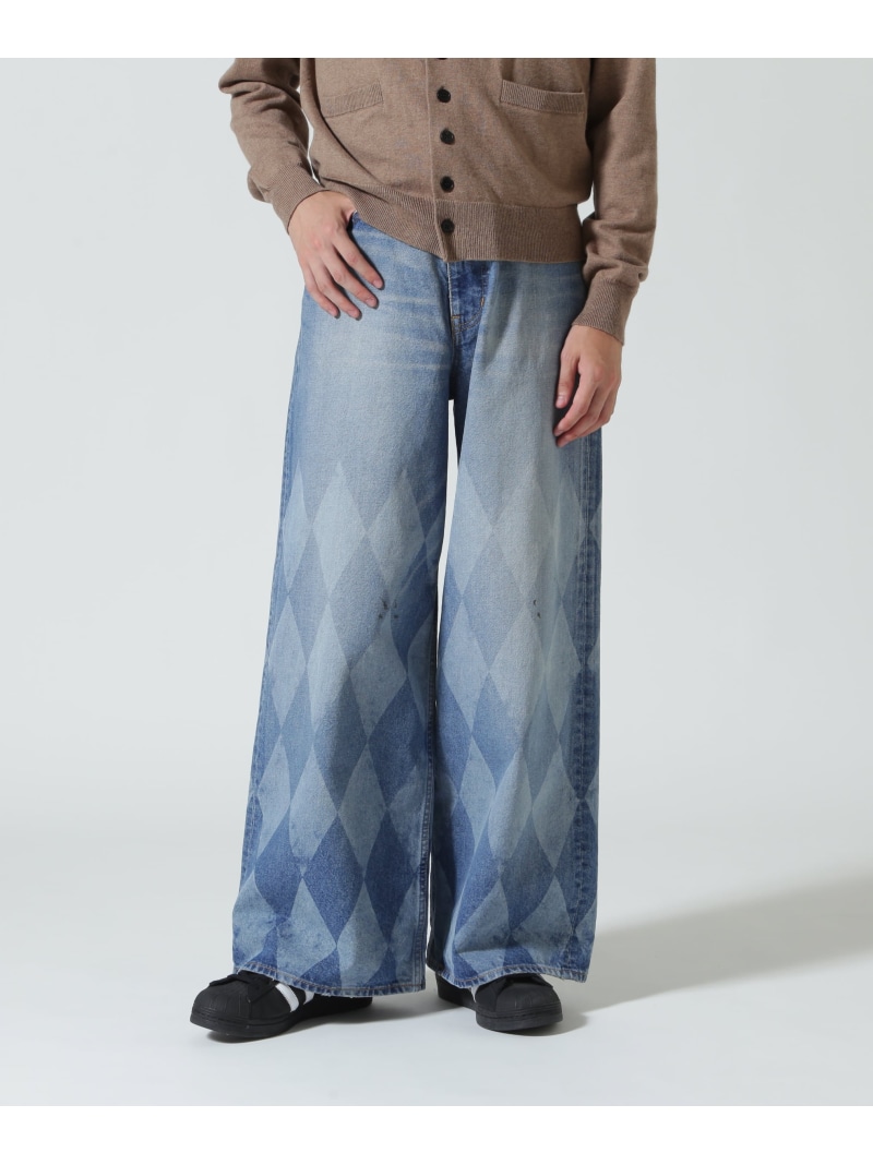MASU 25ss バギーデニムパンツ 25AW】MASU MB BAGGY JEANS DIAMOND - BLACK | NOUVERTEmagazine