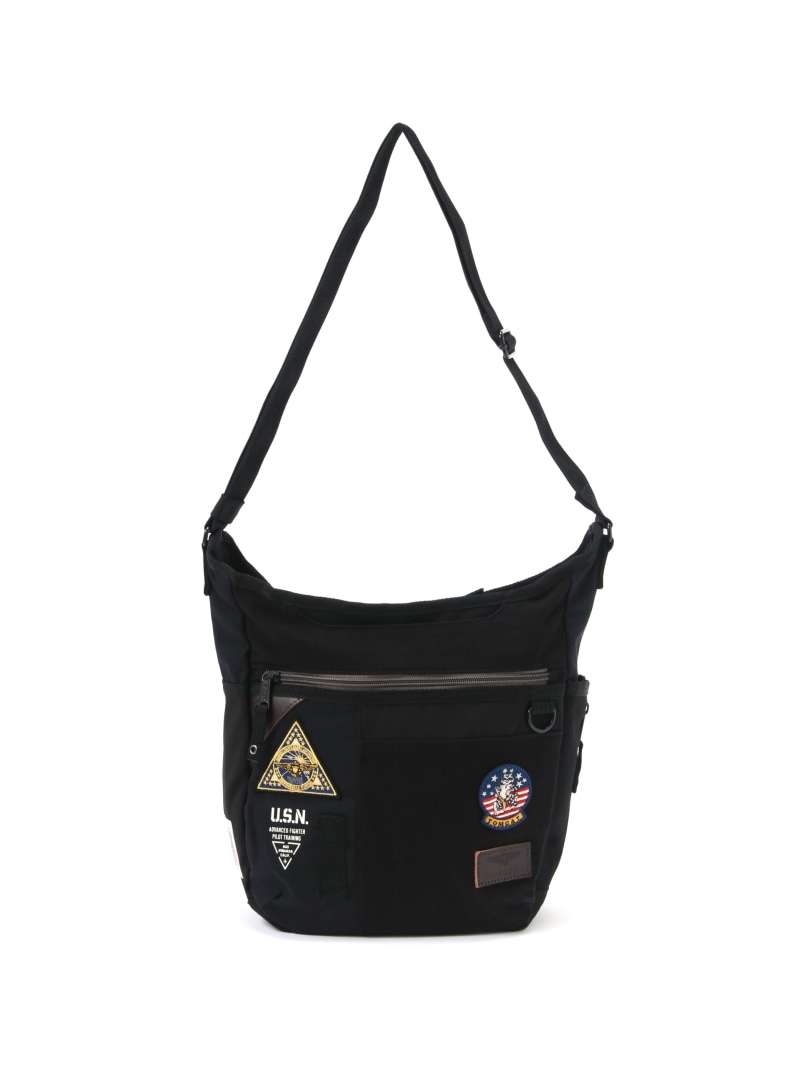 TOP GUN 3 SHOULDER BAG AVIREX アヴィレックス バッグ その他のバッグ ブラック グリーン【送料無料】[ Fashion]