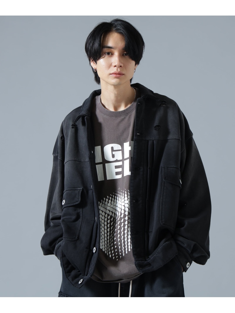 DankeSchon/ダンケシェーン/SULFUR SWEAT 2ND JACKET LHP エルエイチピー ジャケット・アウター ブルゾン・ジャンパー ブラック ホワイト【送料無料】[ Fashion]