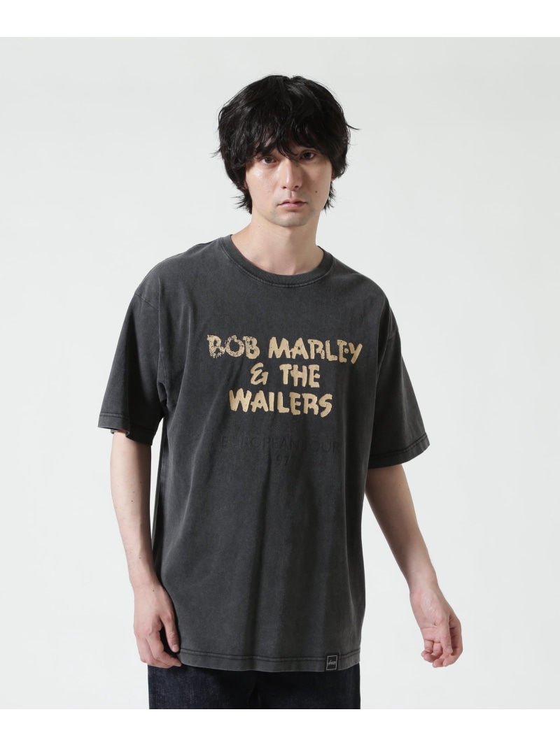 U/MUSIC(ユーミュージック)/Bob Marley Staff/SS/Blk ROYAL FLASH ロイヤルフラッシュ トップス カットソー・Tシャツ ブラック【送料無料】[ Fashion]｜US ONLINE STORE