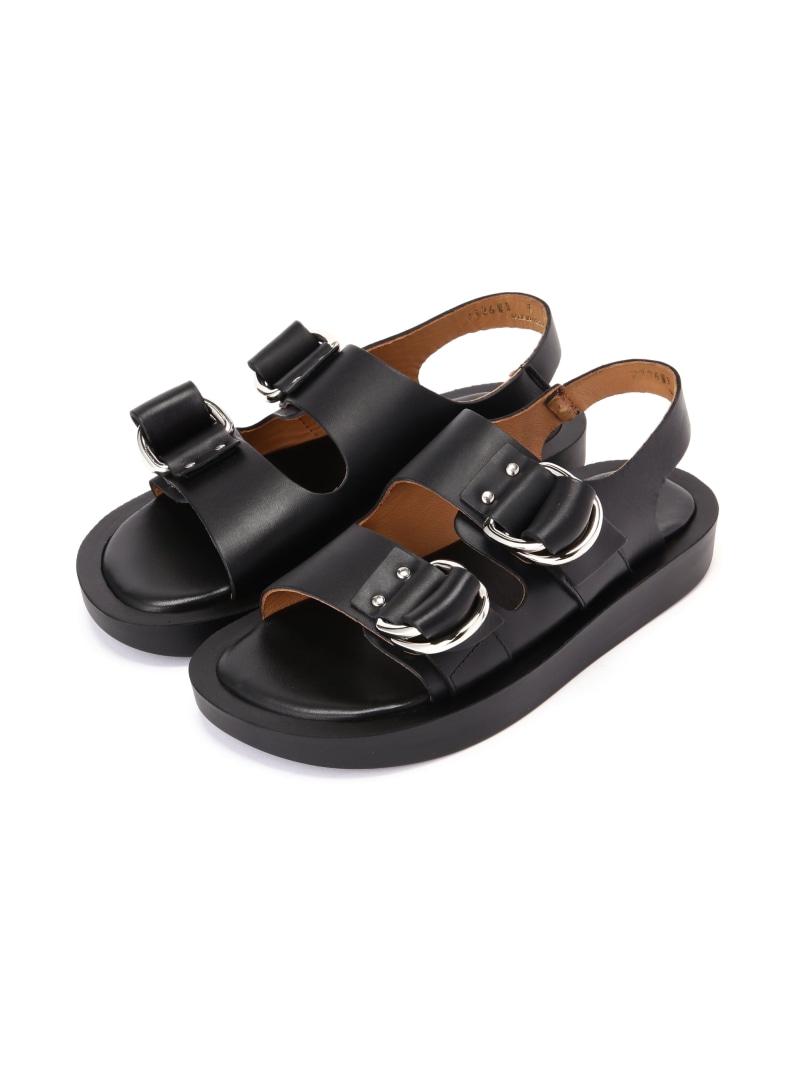 【SALE／30%OFF】CAMINANDO/カミナンド  DOUBLE RING PLATFORM SANDALS BEAVER ビーバー シューズ・靴 その他のシューズ・靴 ホワイト ブラック【RBA_E】【送料無料】[ Fashion]