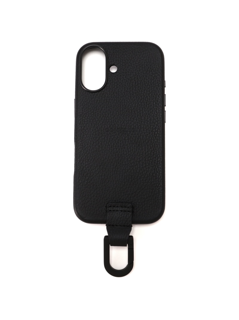 楽天市場】objcts.io/オブジェクツアイオー/iPhone CARABINER LEATHER