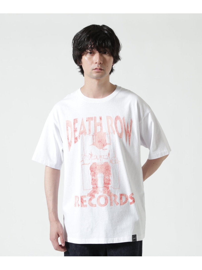 U/MUSIC(ユーミュージック)/DEATH ROW REC/SS Tee/WHITE ROYAL FLASH ロイヤルフラッシュ トップス カットソー・Tシャツ ホワイト【送料無料】[ Fashion]