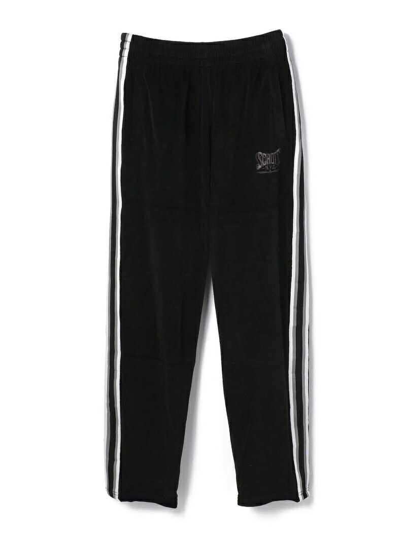 【楽天市場】【SALE／20OFF】VELOUR TRACK PANTS/ベロア トラックパンツ schott ショット パンツ/ジーンズ