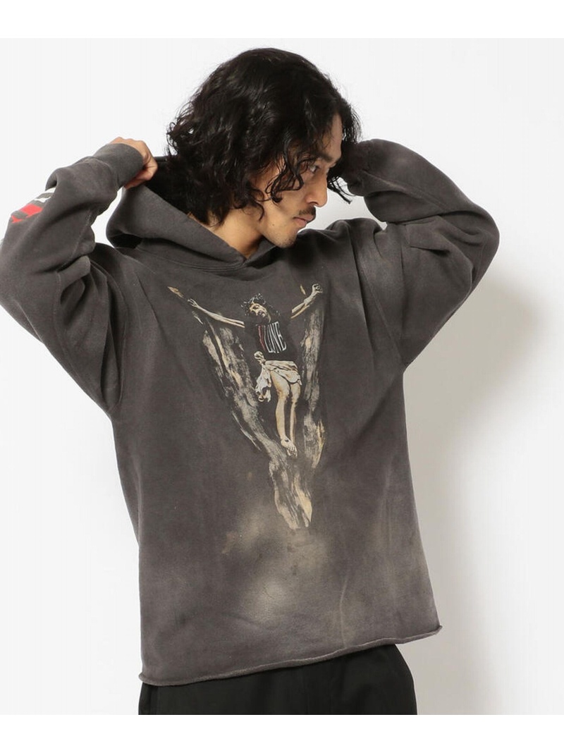 安い新作 SAINT MICHAEL x VLONE HOODIEセントマイケルVLONE 大得価通販