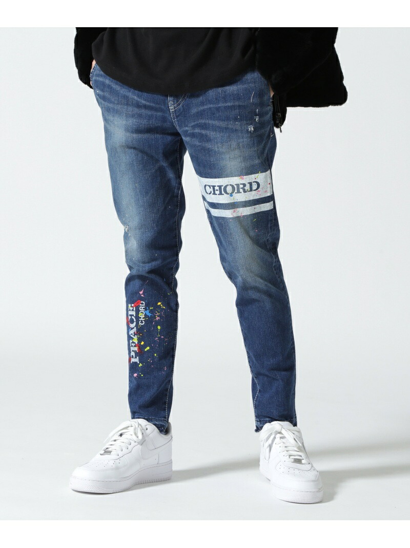 CHORD/コード/ピーススリムイージーパンツ/INDIGO ROYAL FLASH ロイヤルフラッシュ パンツ ジーンズ・デニムパンツ ブルー【送料無料】[ Fashion]