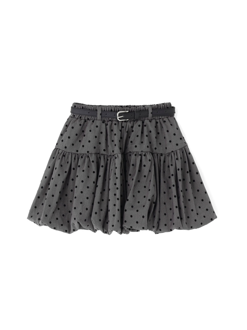 SIS/エスアイエス/Dot Skirt LHP エルエイチピー スコート 余分の物のスコート 薄墨色【貨物輸送無料】[ Fashion]