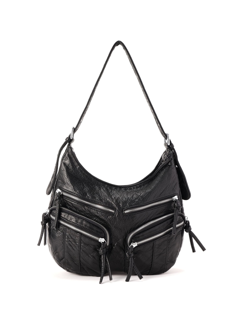 SIS/エスアイエス/PU Leather Shoulder Bag LHP エルエイチピー 御徒面子 余分の物の御徒面子 黒いこと【貨物輸送無料】[ Fashion]