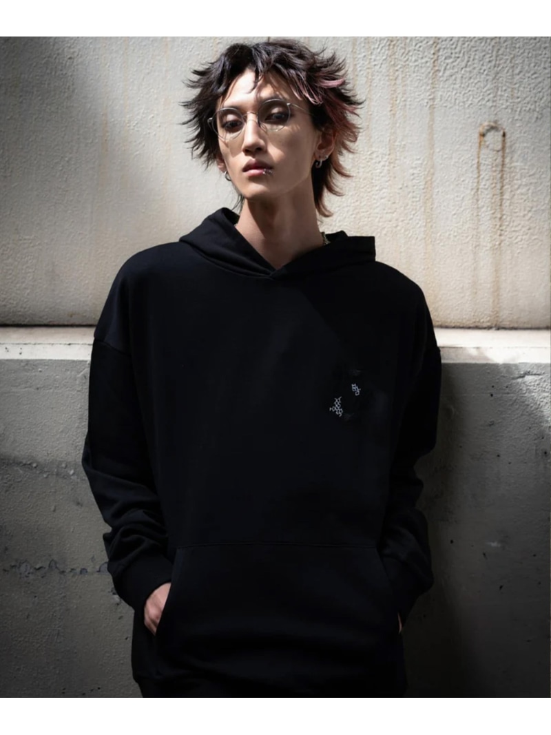gibous/ギボス/G Hoodie LHP エルエイチピー トップス パーカー・フーディー 薄墨色 黒いこと【貨物輸送無料】[ Fashion]