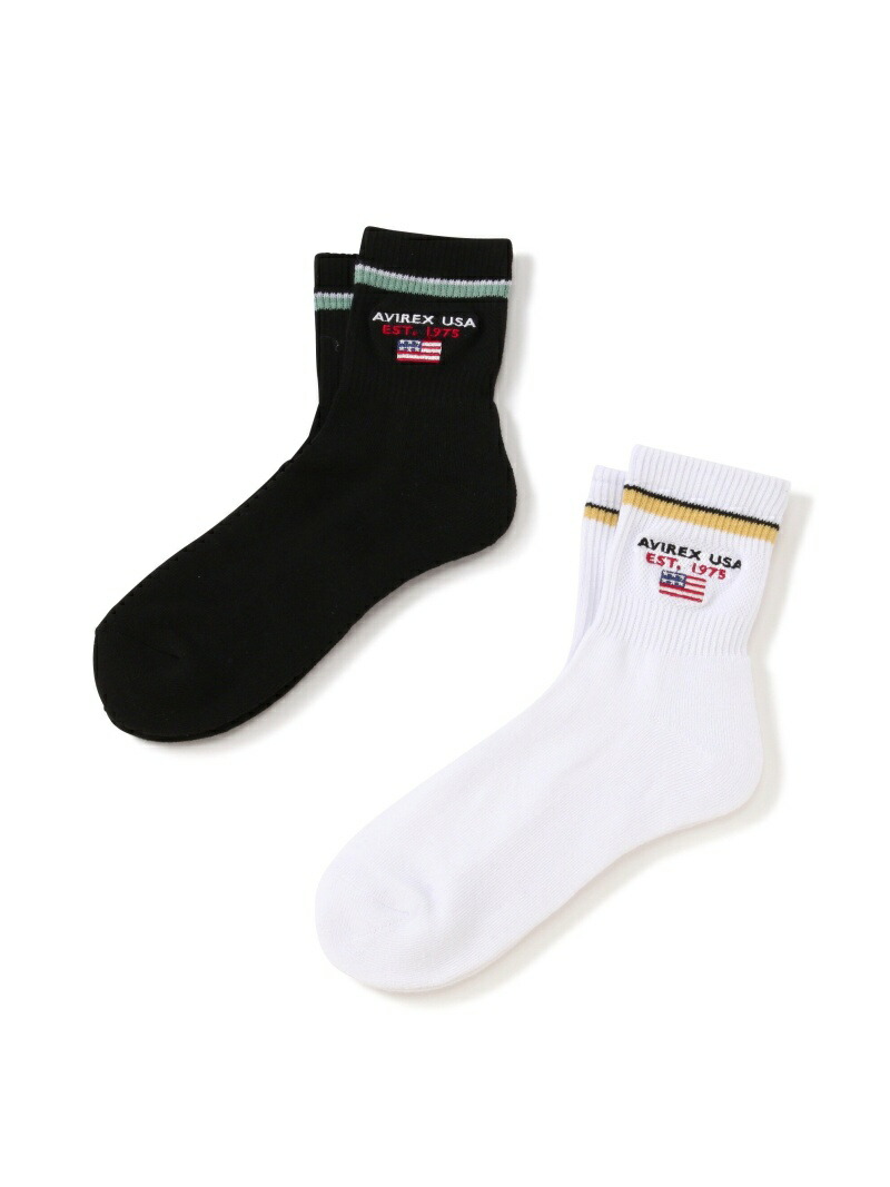 L Line Socks Crew Avirex アヴィレックス ファッショングッズ