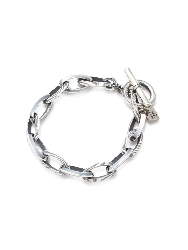 タカヒロミヤシタザソロイスト 14ss レザー 編み込み ウォレットチェーン ball chain bracelet. -L- regular