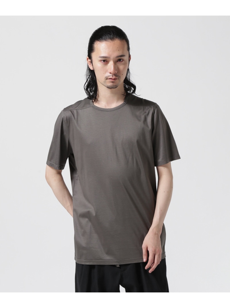 FranCisT_MOR.K.S./LYOCELL/COTTON JERSEY CREW S/S T ROYAL FLASH ロイヤル閃光電球 トップス カットソー・プルオーバー 黒いこと 白いこと 薄墨色【貨物輸送無料】[ Fashion]