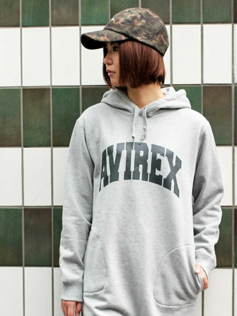 超人気 Web Depot限定 スウェットプルオーバーパーカーワンピース Sweatpulloveronepiece Avirex アヴィレックス ワンピース シャツワンピース ブラック ベージュ ネイビー Rakuten Fashion 新規購入 Www Toyotires Ca