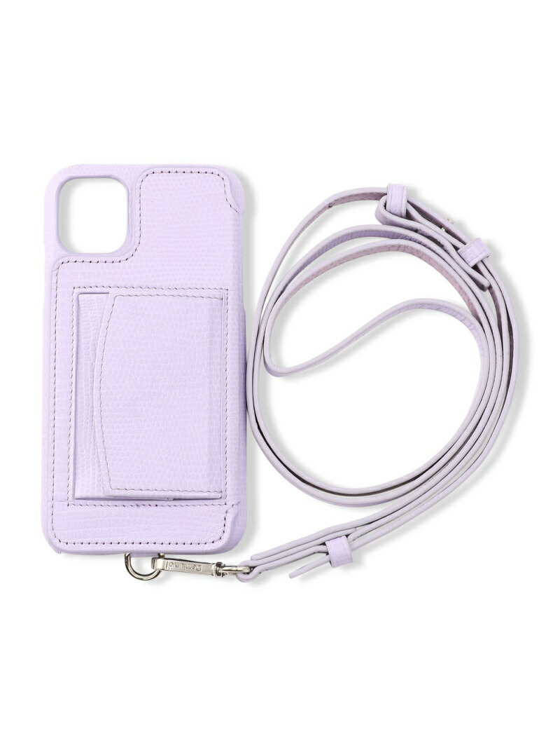 Iphone11対応poche Lizard B 2nd 型押 ビーセカンド ストラップ付 スマホケース M New