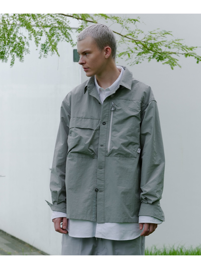 【SALE／30%OFF】CMF OUTDOOR GARMENT/シーエムエフ アウトドアガーメント 別注 G.W SHIRTS BEAVER ビーバー トップス シャツ・ブラウス ブラック グレー【RBA_E】【送料無料】[ Fashion] 15,523円
