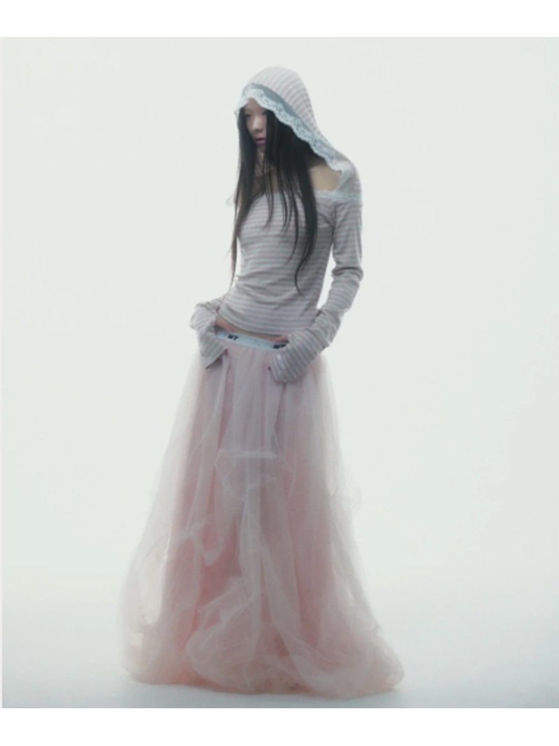 neith./ネイス/Tulle Bare Dress LHP エルエイチピー ワンピース・ドレス ワンピース ピンク ブラック ホワイト【送料無料】[ Fashion]｜US ONLINE STORE