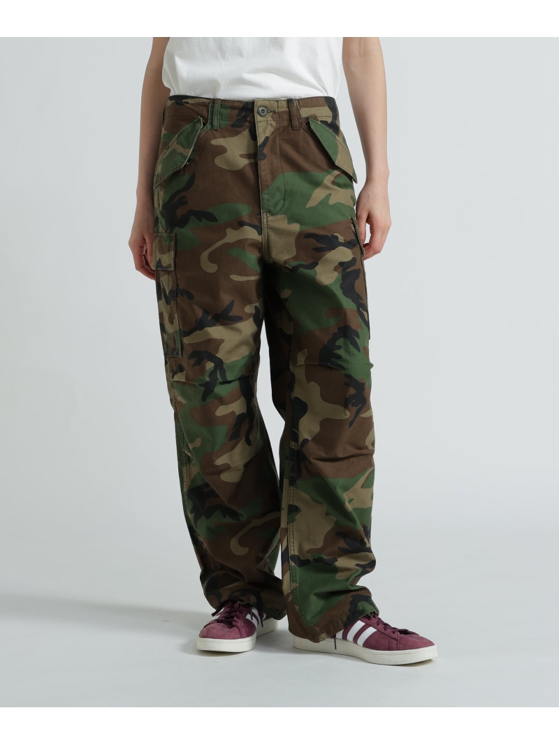 《WOMAN/直営店押さえる》NYLON/COTTON M-65 FATIGUE PANTS/ナイロン綿織物 M-65ファティーグパンツ AVIREX アヴィレックス ズボン下 余分の物のズボン下 黒いこと 緑であること【貨物輸送無料】[ Fashion]