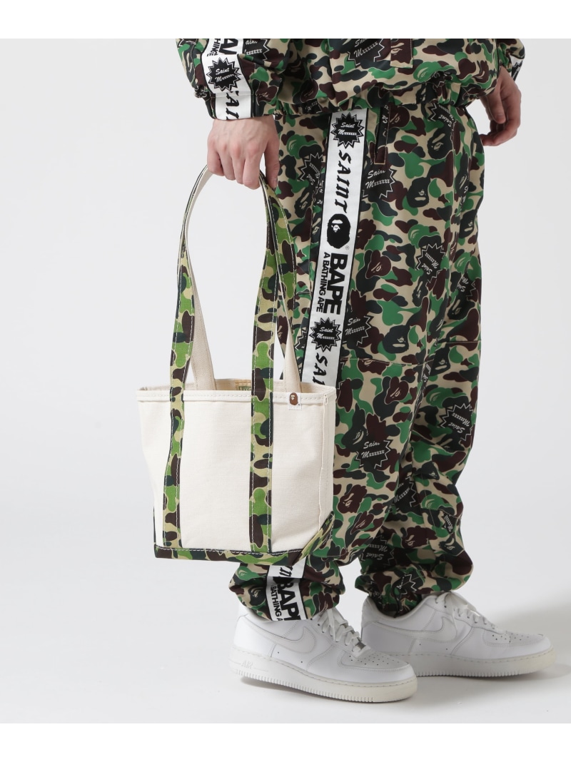 SAINT MICHAEL/セントマイケル×ア・ベイシング・エイプ/TOTE BAG/SMALL ROYAL FLASH ロイヤルフラッシュ バッグ その他のバッグ ホワイト【送料無料】[ Fashion]