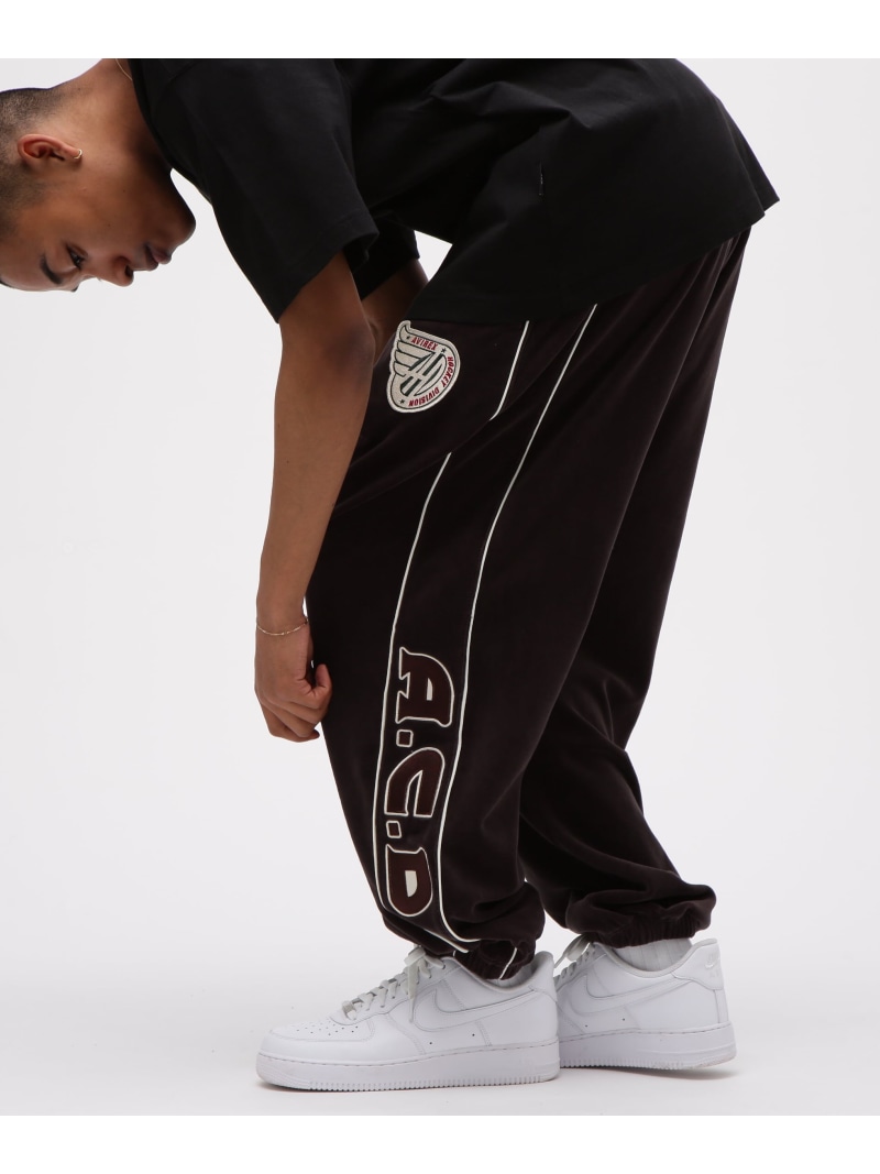 【SALE／30%OFF】VELOUR PANTS A.C.D AVIREX アヴィレックス パンツ その他のパンツ ブラック グリーン【RBA_E】【送料無料】[ Fashion]