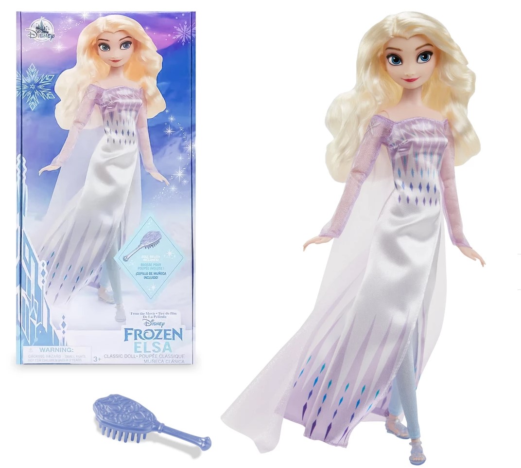 US版 ディズニーストア アナと雪の女王2 エルサ クラシック ドール（人形 女の子 アナ雪） | USプラザ