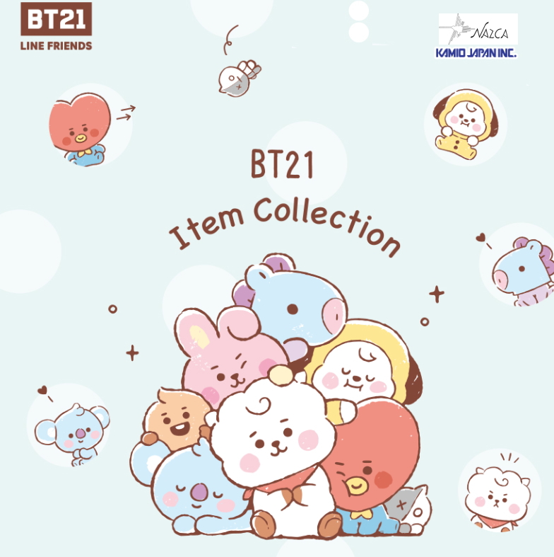 BT21 定規 ダイカットマスコット付き定規 日本製☆メール便なら260円で